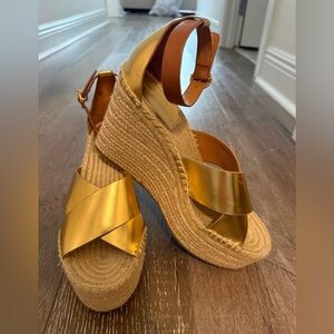 Tory Burch Ines Platform Espadrille Wedge